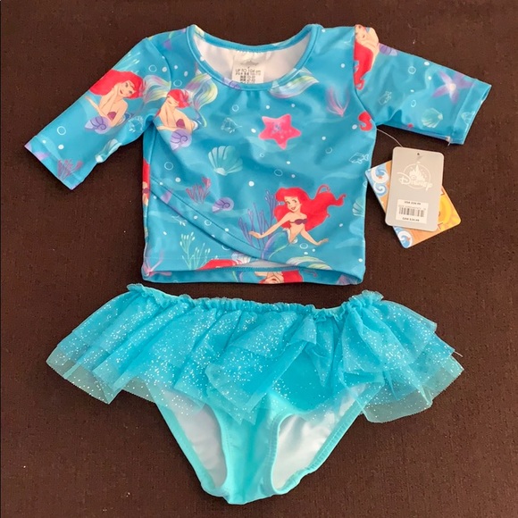 Disney Other - Disney Little Mermaid 2-piece swimsuit
